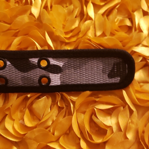 Black Camouflage grameted belt - Picture 5 of 5